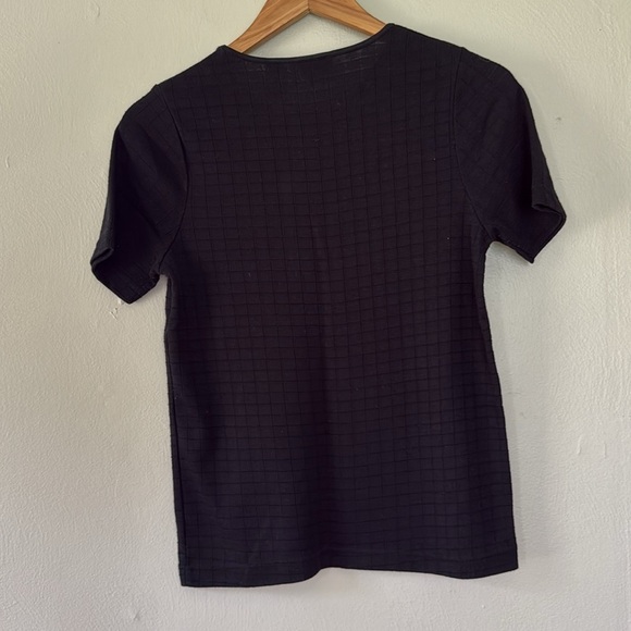 Vintage All Points black  grid tee small - Picture 5 of 5